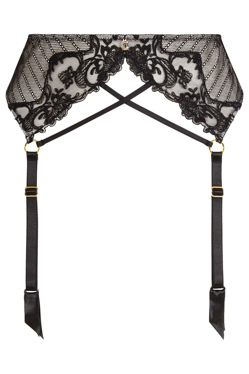 Chantelle Cabaret Sauvage Lace Garter Belt